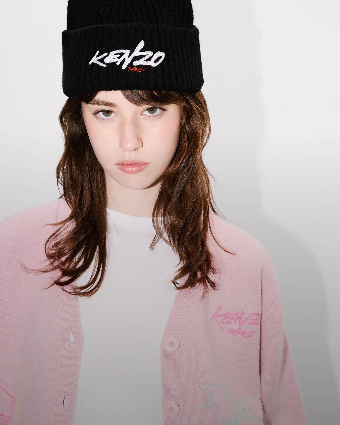 極美品 KENZO HOMME マキシ丈 ベルト付ダブルブレストコート ブラック KENZO ダブルコート